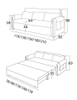 Новое поступление, современный диван для гостиной, мебель с функцией хранения, складной диван-кровать